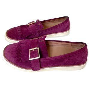 Vionic Cambridge Leather Loafer Purple Size 9
